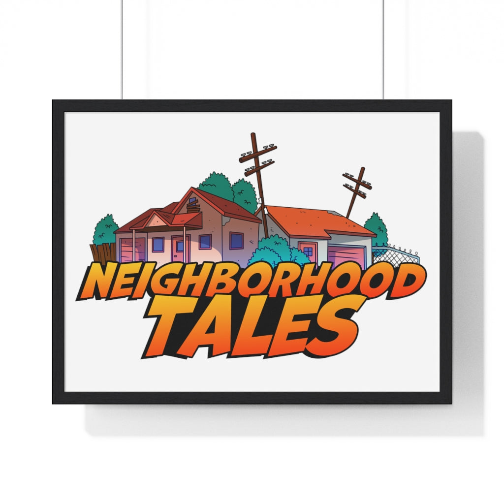 Neighborhoodtales Premium Framed Horizontal Poster