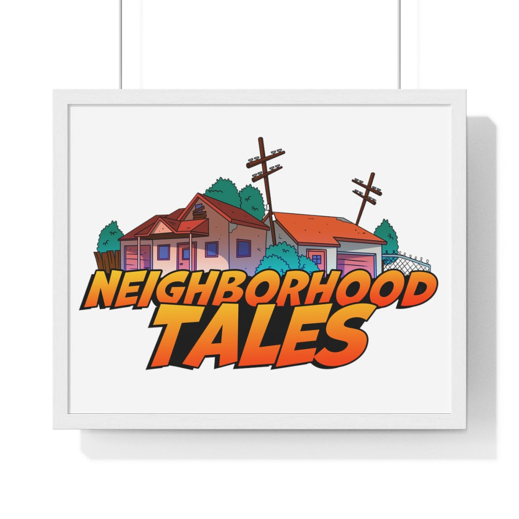 Neighborhoodtales Premium Framed Horizontal Poster